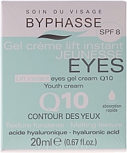 PRZECENA! Liftingujący żel-krem pod oczy - Byphasse Lift Instant Eyes Gel Cream Q10 * — Zdjęcie N2