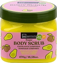 Peeling cukrowy do ciała - IDC Institute Sugar Body Scrub Avocando & Jojoba — Zdjęcie N1