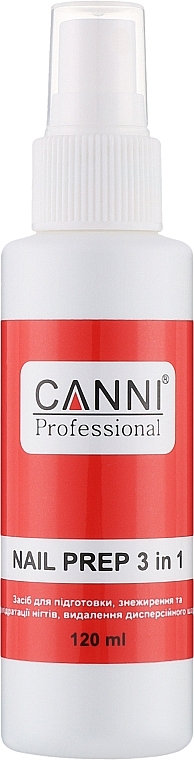 Odtłuszczacz do paznokci w sprayu - Canni Nail Prep — Zdjęcie N2