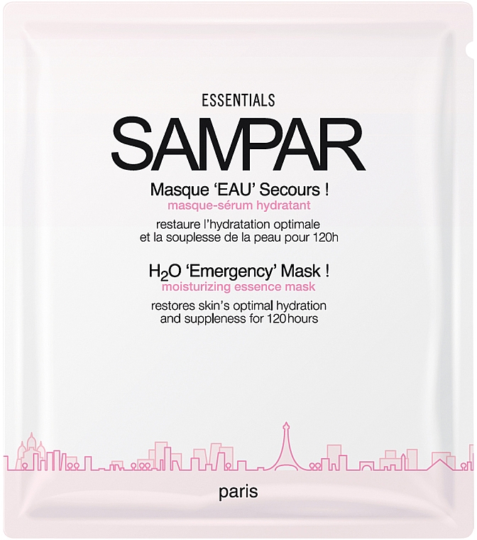 Nawilżająca maska do twarzy - Sampar H2O 'Emergency' Mask — Zdjęcie N1