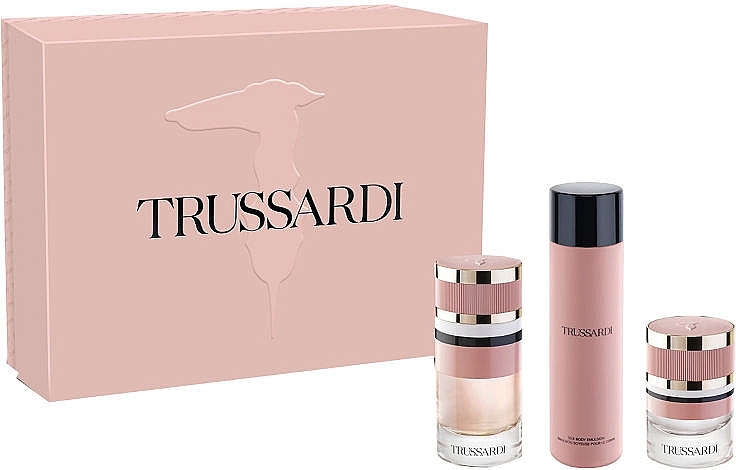 Trussardi Eau - Zestaw (edp/90ml + b/emuls/200ml + h/mist/30ml) — Zdjęcie N1