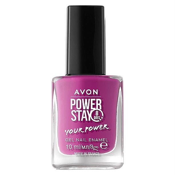 Lakier do paznokci o żelowej formule - Avon Power Stay 8 Days Your Power Gel Nail Enamel — Zdjęcie N1