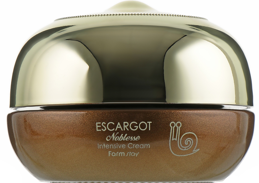 Krem do twarzy z ekstraktem ze ślimaka królewskiego - FarmStay Escargot Noblesse Intensive Cream — Zdjęcie N2
