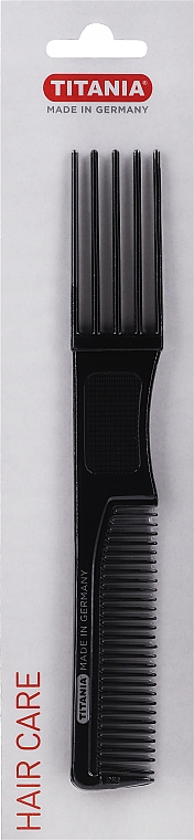 Grzebień 19 cm, czarny - Titania — Zdjęcie N1