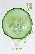 Kup Odświeżająca maska do twarzy w płachcie z ekstraktem z ogórka - The Saem Natural Cucumber Mask Sheet