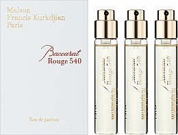 Maison Francis Kurkdjian Baccarat Rouge 540 - Zestaw wód perfumowanych (edp 5x11 ml) — Zdjęcie N2