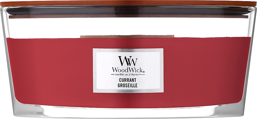 Świeca zapachowa w szkle - WoodWick Currant Candle — Zdjęcie N2
