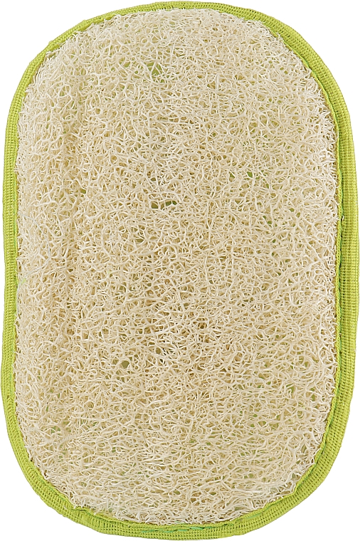 Owalna gąbka Loofah, zielona - Soap Stories Cosmetics — Zdjęcie N1