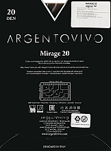 Pończochy Mirage 20 AUT, 20 DEN, cognac - Argentovivo — Zdjęcie N2