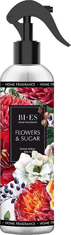 Spray zapachowy do domu Kwiaty i cukier - Bi-Es Home Fragrance Flowers & Sugar Room Spray — Zdjęcie N1