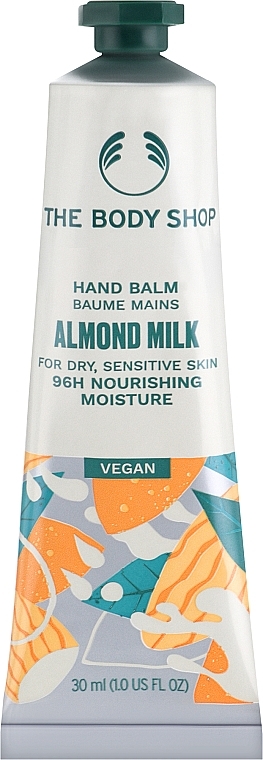 Balsam do rąk Mleko Migdałowe - The Body Shop Vegan Almond Milk Hand Balm — Zdjęcie N3