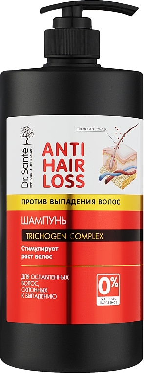 PRZECENA! Szampon przeciw wypadaniu włosów - Dr Sante Anti Hair Loss Shampoo * — Zdjęcie N2