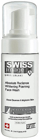 Pianka do mycia twarzy - Swiss Image Absolute Radiance Whitening Foaming Face Wash — Zdjęcie N1