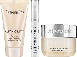 Zestaw - Dr Irena Eris Authority (d/cr/50ml + n/cr/30ml + eye/ser/15ml) — Zdjęcie N2