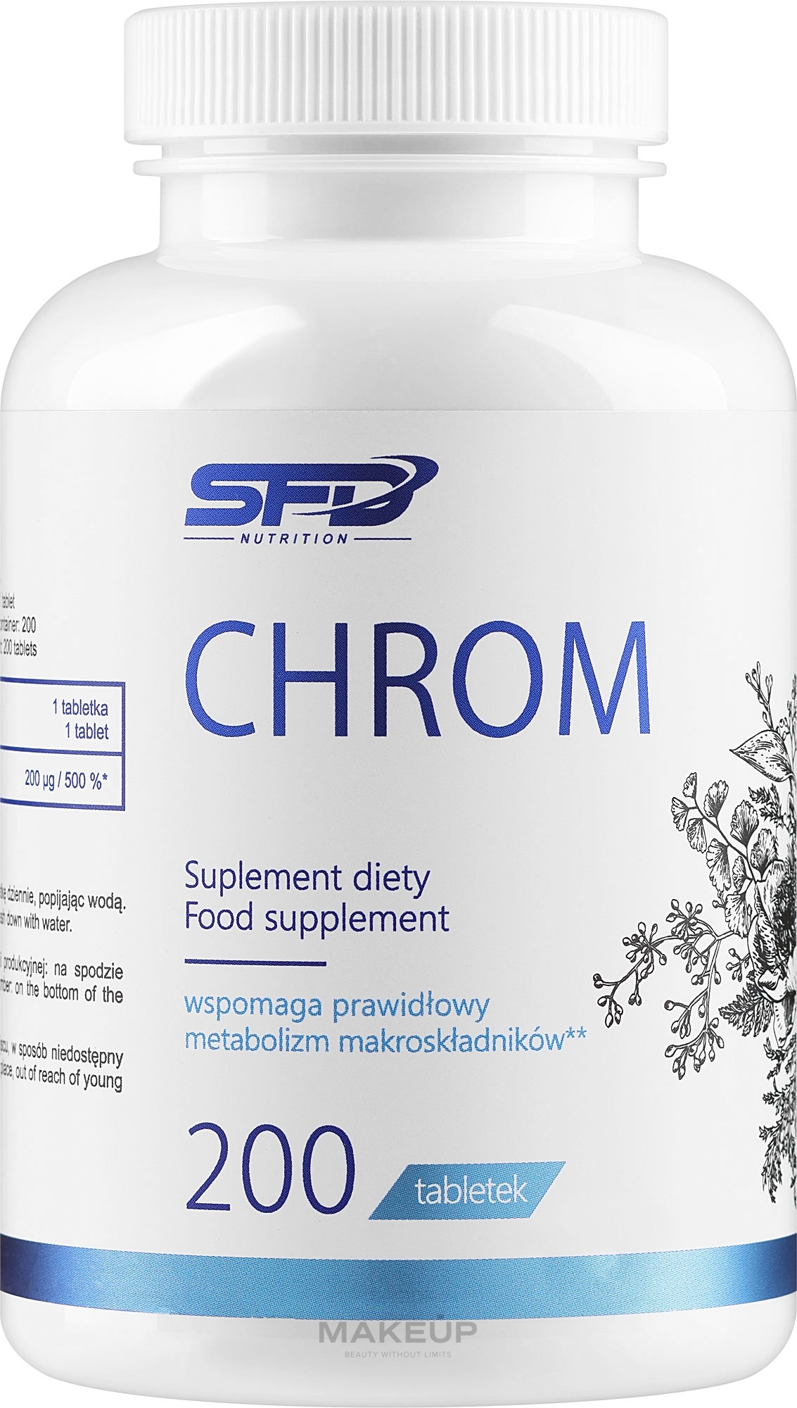 Suplement diety Chrom - SFD Nutrition Chrom — Zdjęcie 200 szt.