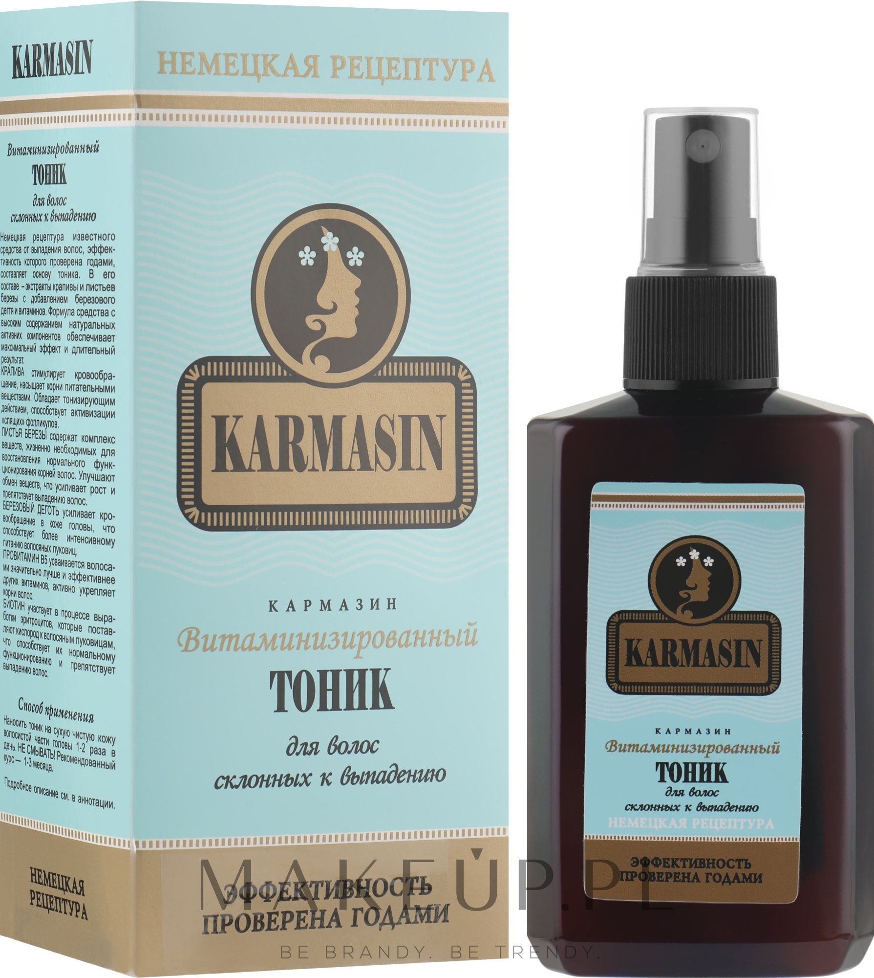 Witaminizujący tonik do włosów skłonnych do wypadania - Pharma Group Laboratories Karmasin Toner Hair — Zdjęcie 100 ml