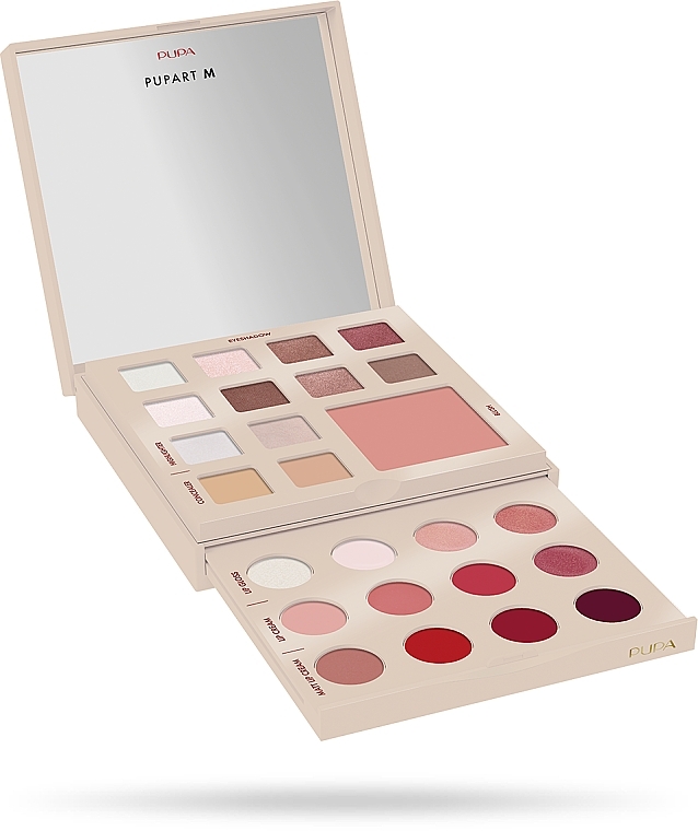 Paleta do makijażu twarzy, oczu i ust - Pupa Pupart M Palette 2023 — Zdjęcie N1