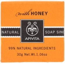 Miodowe mydło kosmetyczne - Apivita Soap with honey — Zdjęcie N3