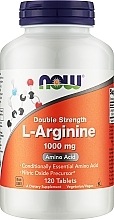 L-arginina w tabletkach - Now Foods L-Arginine Tablets — Zdjęcie N1