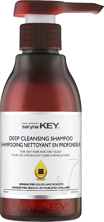 Szampon do włosów przetłuszczających się - Saryna Key Deep Cleansing Shampoo — Zdjęcie N1