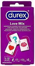 Prezerwatywy Mix, 12 szt. - Durex Love Mix Condoms — Zdjęcie N1