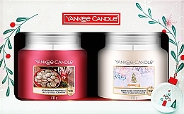 Zestaw świec - Yankee Candle Snow Globe Wonderland 2 Medium Candle (candle/2x411g) — Zdjęcie N1