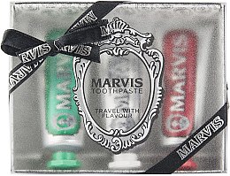 Kup Zestaw past do zębów - Marvis Travel With Flavour (3 x t/paste 25 ml)