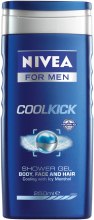 Kup Chłodzący żel pod prysznic dla mężczyzn - Nivea For Men Cool Kick Shower Gel Body, Face And Hair