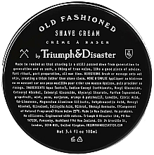 Kup Krem do golenia - Triumph & Disaster Old Fashioned Shave Cream Jar