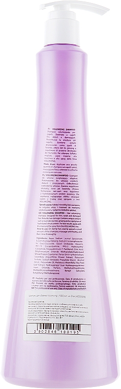 Szampon zwiększający objętość do włosów cienkich i słabych - Lecher Volumizing Shampoo — Zdjęcie N2