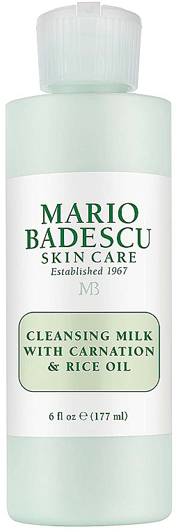 Oczyszczające mleczko do twarzy z olejem z otrębów ryżowych - Mario Badescu Cleansing Milk With Carnation & Rice Oil — Zdjęcie N1
