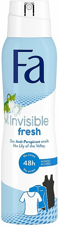 Antyperspirant w sprayu - FA Invisible Fresh Lily of the Valley