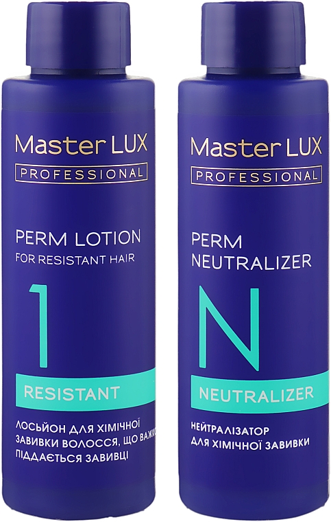 Lotion do trwałej ondulacji - Master LUX Professional Resistant Perm Lotion — Zdjęcie N2