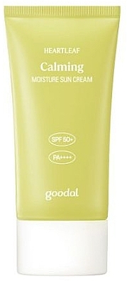 Kojący krem nawilżający do twarzy - Goodal Houttuynia Cordata Calming Moisture Sun Cream SPF 50+ PA++++ — Zdjęcie N1
