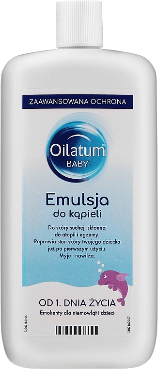 PRZECENA! Emulsja do kąpieli dla dzieci od pierwszego dnia życia - Oilatum Baby Bath Emulsion * — Zdjęcie N6