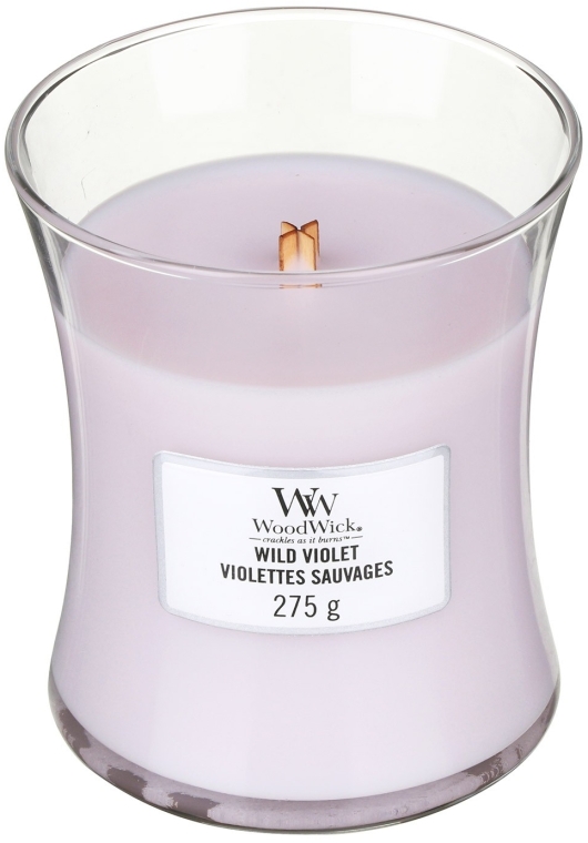 Świeca zapachowa w szkle - WoodWick Hourglass Candle Wild Violet — Zdjęcie N2