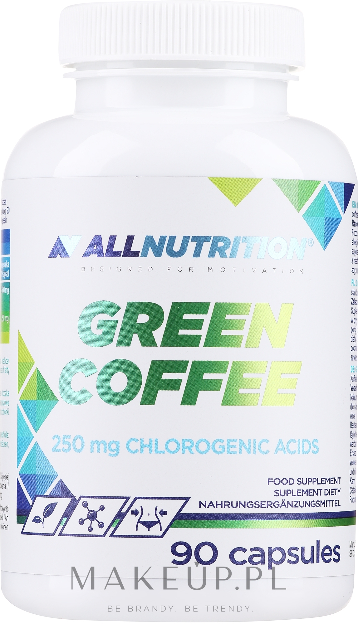 Suplement diety Zielona Kawa - Allnutrition Adapto Green Coffee — Zdjęcie 90 szt.