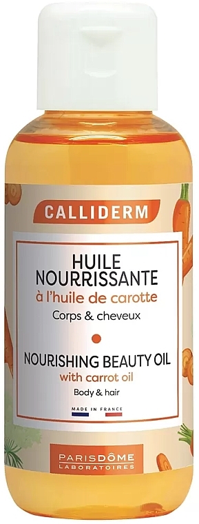 Olejek do ciała i włosów - Calliderm Huile Nourrissante De Carotte — Zdjęcie N1