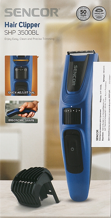 Maszynka do strzyżenia włosów - Sencor SHP3500BL — Zdjęcie N2