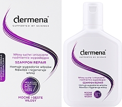 Szampon hamujący wypadanie włosów suchych i zniszczonych - Dermena Repair Hair Care Shampoo — Zdjęcie N2
