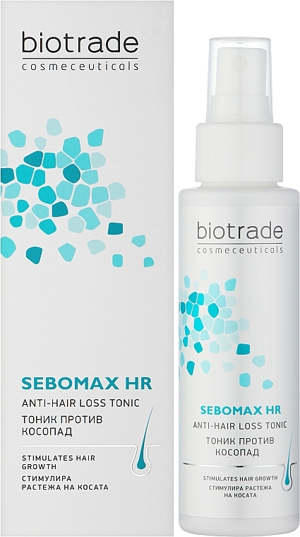 Lotion tonizujący przeciw wypadaniu włosów - Biotrade Sebomax HR Anti-hair Loss Tonic — Zdjęcie N2