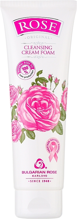 Oczyszczająca pianka-krem - Bulgarska Rosa Rose Original Cleansing Cream Foam — Zdjęcie N1