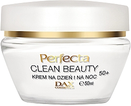 Przeciwzmarszczkowy krem do twarzy na dzień i na noc 50+ - Perfecta Clean Beauty Face Cream — Zdjęcie N1