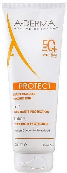 Przeciwsłoneczny balsam do ciała SPF 50+ - A-Derma Protect Lotion Very High Protection SPF50+ — Zdjęcie N1