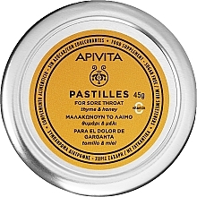 Kup Pastylki na ból gardła i kaszel z tymiankiem i miodem - Apivita Pastilles For Sore Throat And Cough Relief With Thyme & Honey