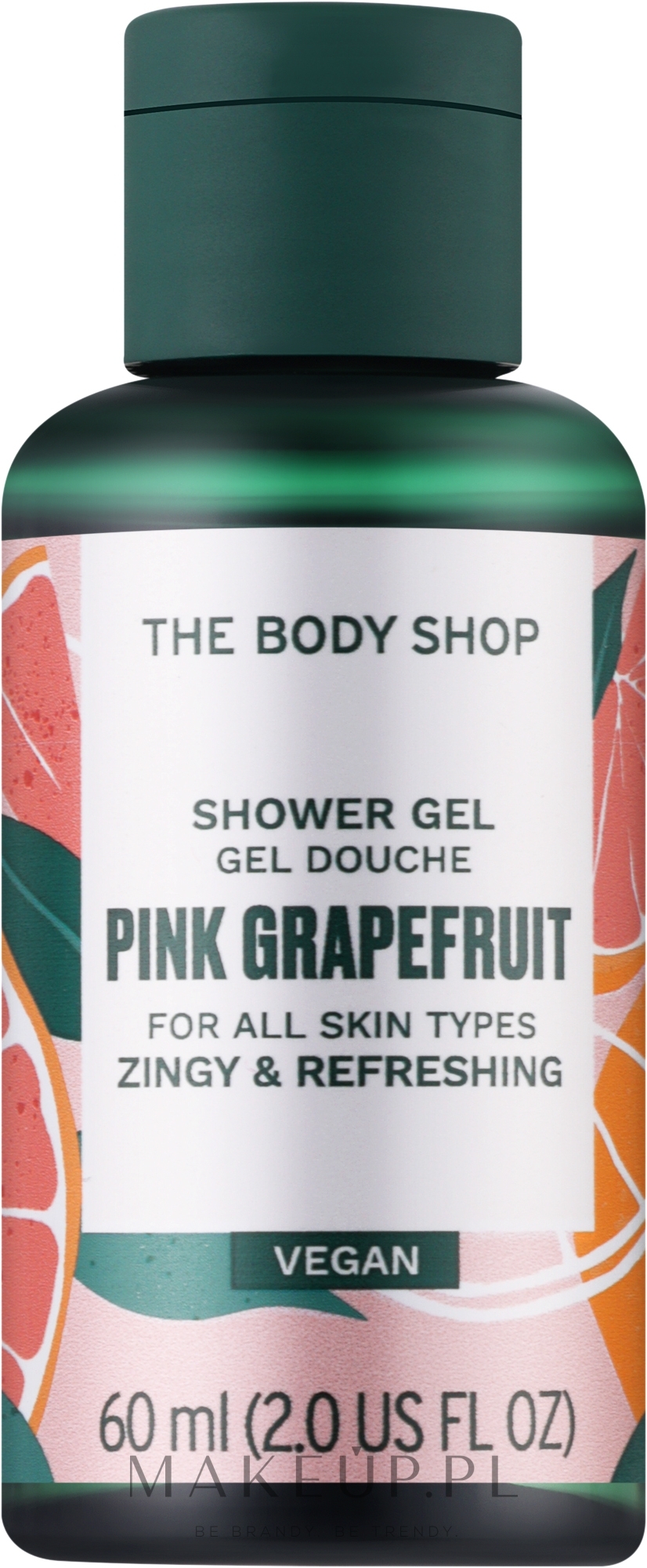 Żel pod prysznic - The Body Shop Pink Grapefruit Vegan Shower Gel (mini) — Zdjęcie 60 ml