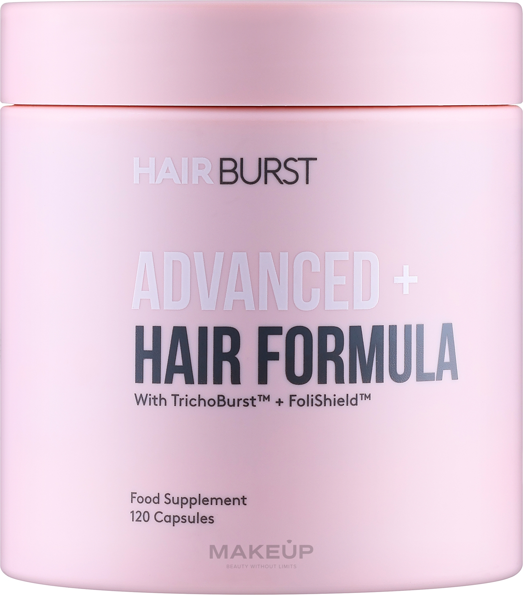 Witaminy na włosy - Hairburst Advanced+ Hair Formula Food Supplement — Zdjęcie 120 szt.