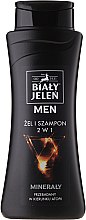 Kup Hipoalergiczny żel i szampon 2 w 1 z minerałami dla mężczyzn - Biały Jeleń Hypoallergenic Gel & Shampoo 2in1 Mineraly