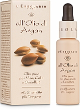 Olejek do twarzy, szyi i dekoltu Olej arganowy - L'Erbolario ALL'Olio di Argan — Zdjęcie N1