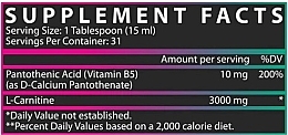 Płynna L-arginina Truskawka-arbuz - Nutrend L-Carnitine 3000 Strawberry Watermelon  — Zdjęcie N2